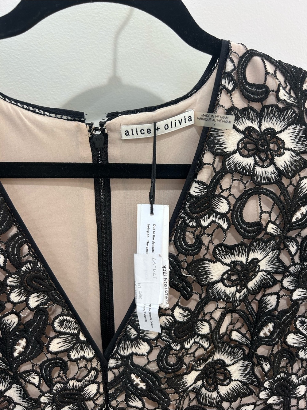 Alice + Olivia Lace Romper - Picture 2 of 4
